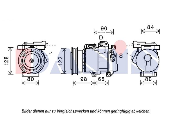 AKS DASIS Kompressor,kliimaseade 852576N